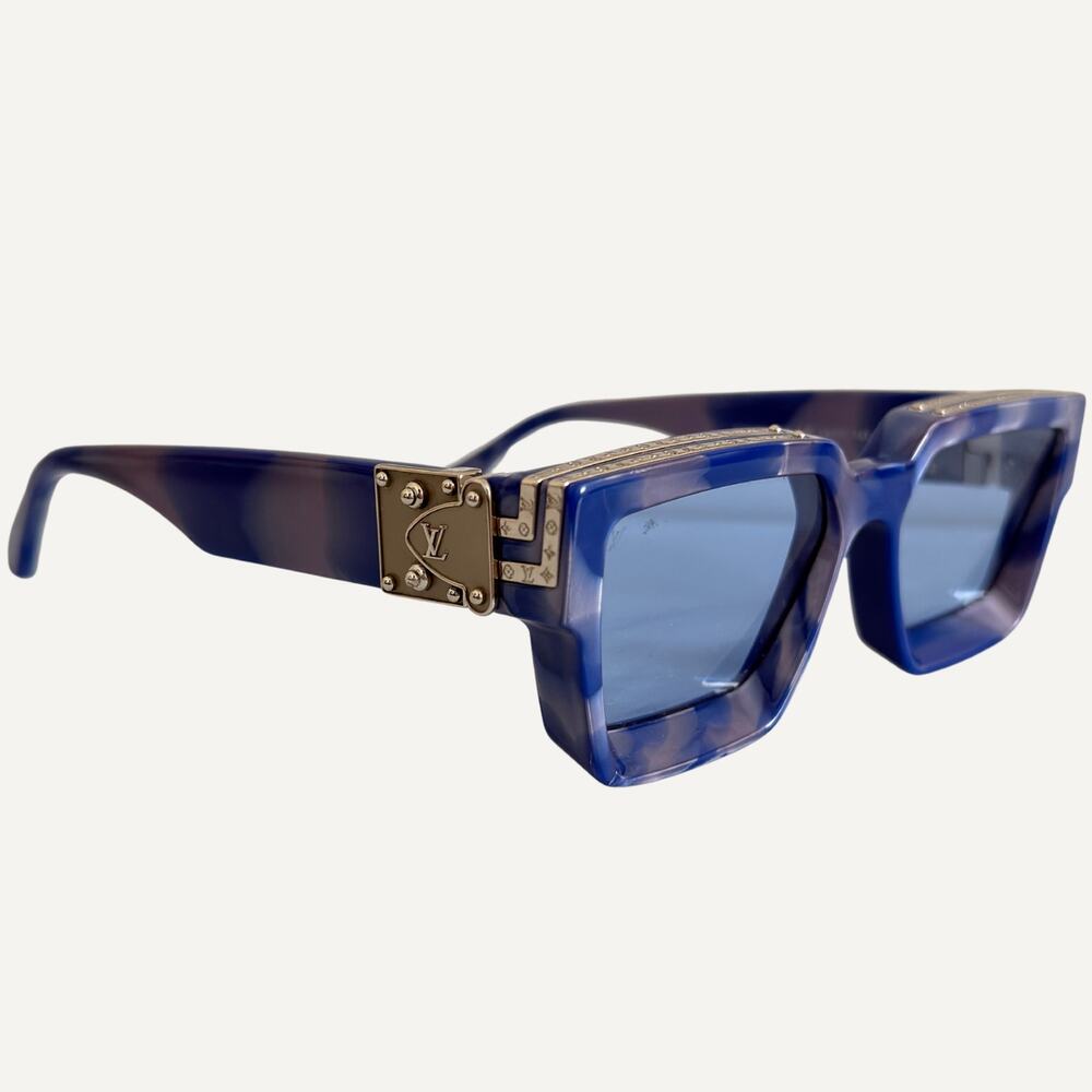 Louis Vuitton 1.1 Millionaires Sunglasses Z1560W Blue Cloud Italy Virgil